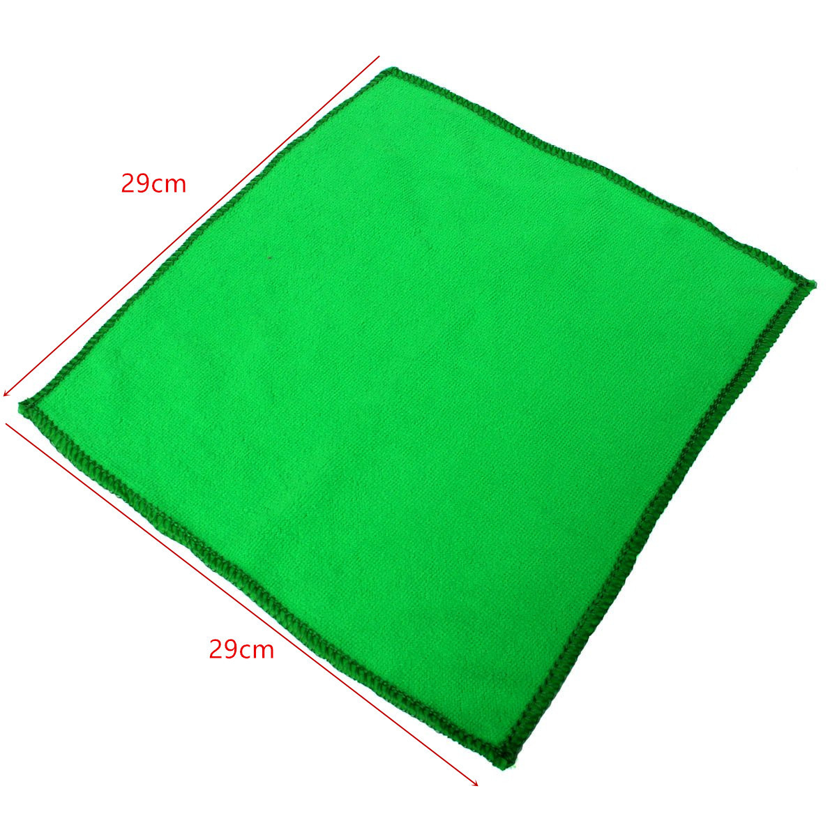 10pcs-Soft-Cleaning-Cloth-Green-Micro-Fiber-Car-Care-Duster-Towel-29x29cm-1344248