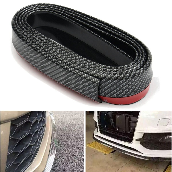 25mx50mm-Carbon-Fiber-Universal-Car-Front-Lip-Bumper-Trim-Sticker-1092085