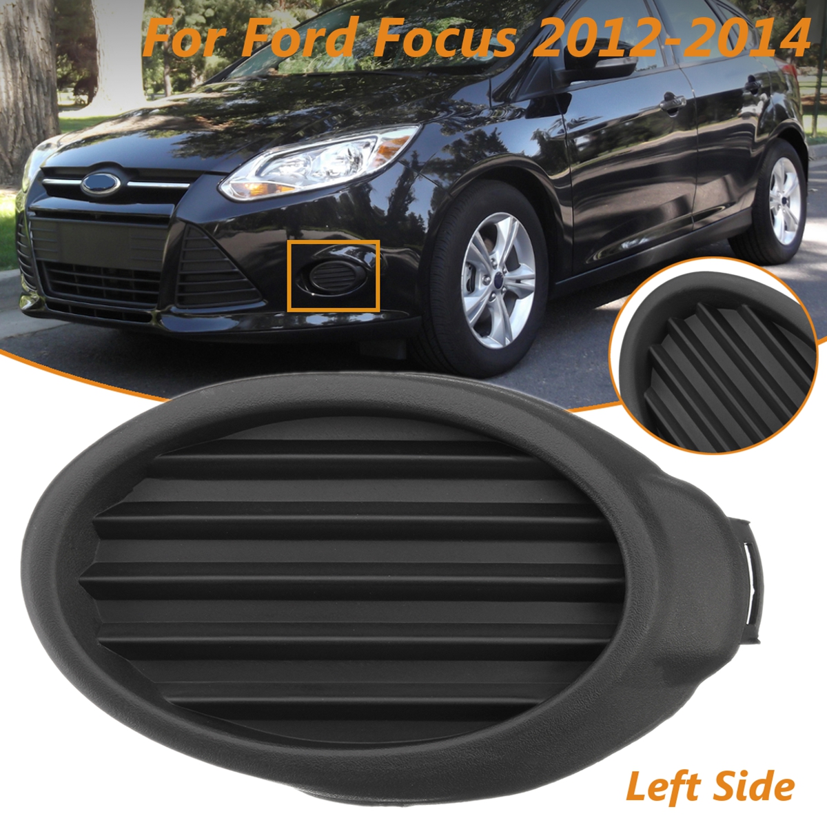 Front-Left-LH-Fog-Light-Lamp-Cover-Vent-Grille-Bezels-for-Ford-Focus-2012-2014-1348944
