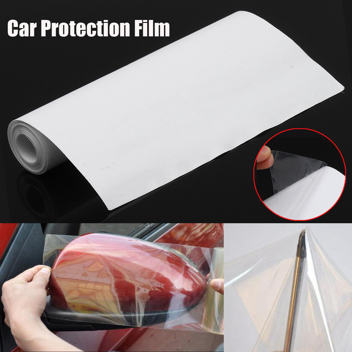 20cmX300cm-Transparent-Protective-Film-Car-Bumper-Hood-Paint-Clear-Protection-Vinyl-Anti-Scratch-1081063