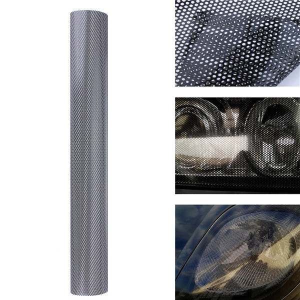 106x50cm-Tinting-Perforated-Mesh-Film-Fly-Eye-Tint-For-Headlight-Light-967671