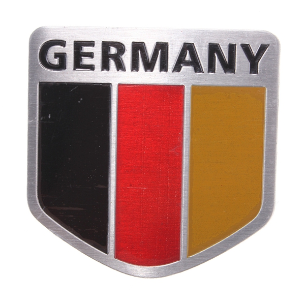 Aluminum-Germany-Flag-Shield-Car-Emblem-Badge-Decals-Sticker-Truck-Auto-1079327