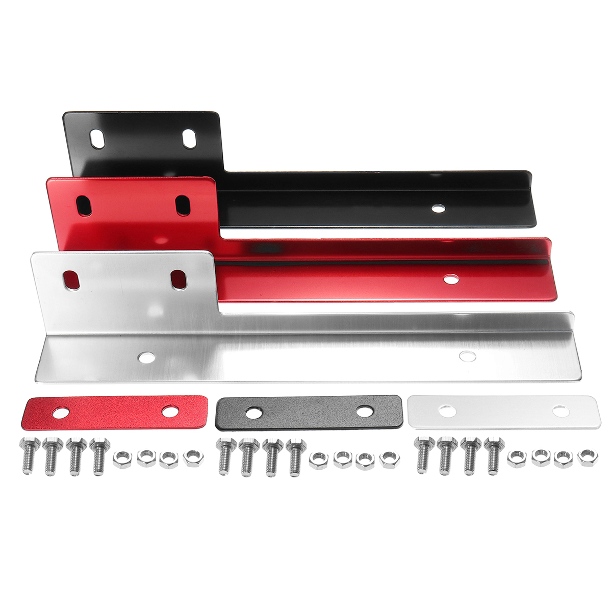 Brused-Aluminum-Front-Car-License-Plate-Frame-Universal-License-Mounting-Bracket-Holder-1280345