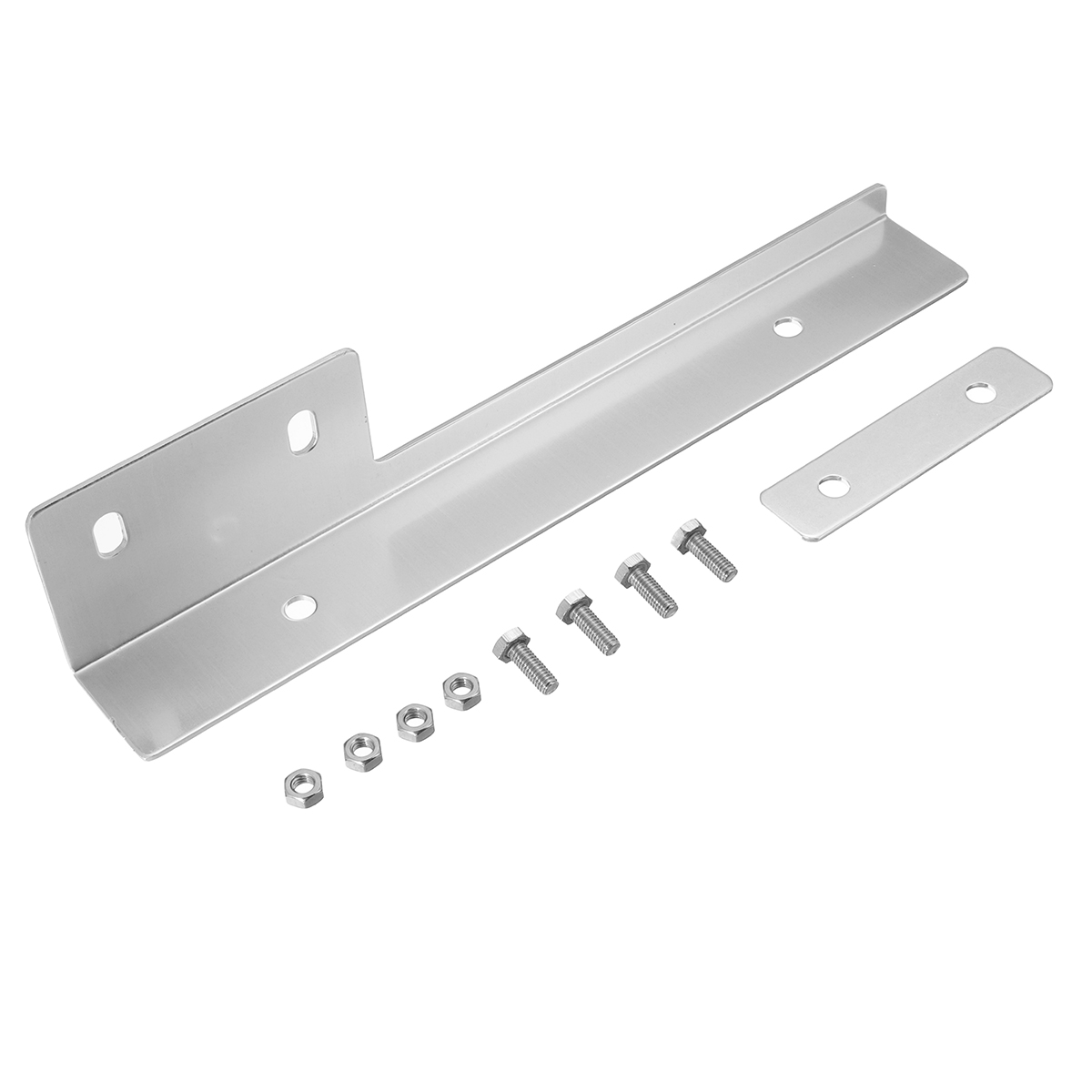 Brused-Aluminum-Front-Car-License-Plate-Frame-Universal-License-Mounting-Bracket-Holder-1280345