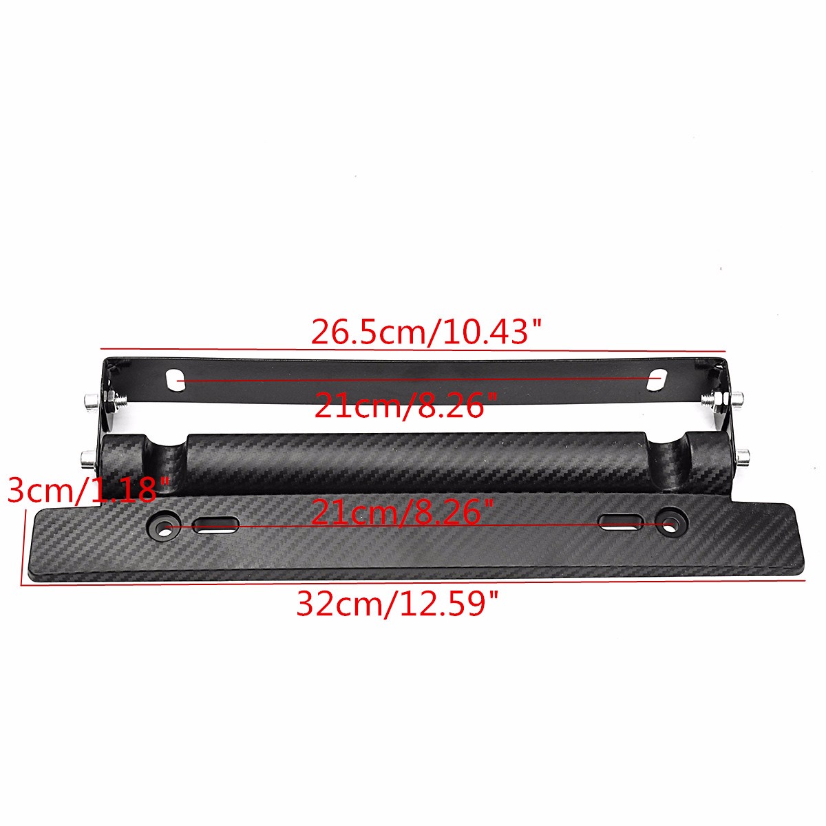 Universal-Racing-Carbon-Fiber-Adjustable-Number-Car-License-Plate-Frame-Holder-1459990