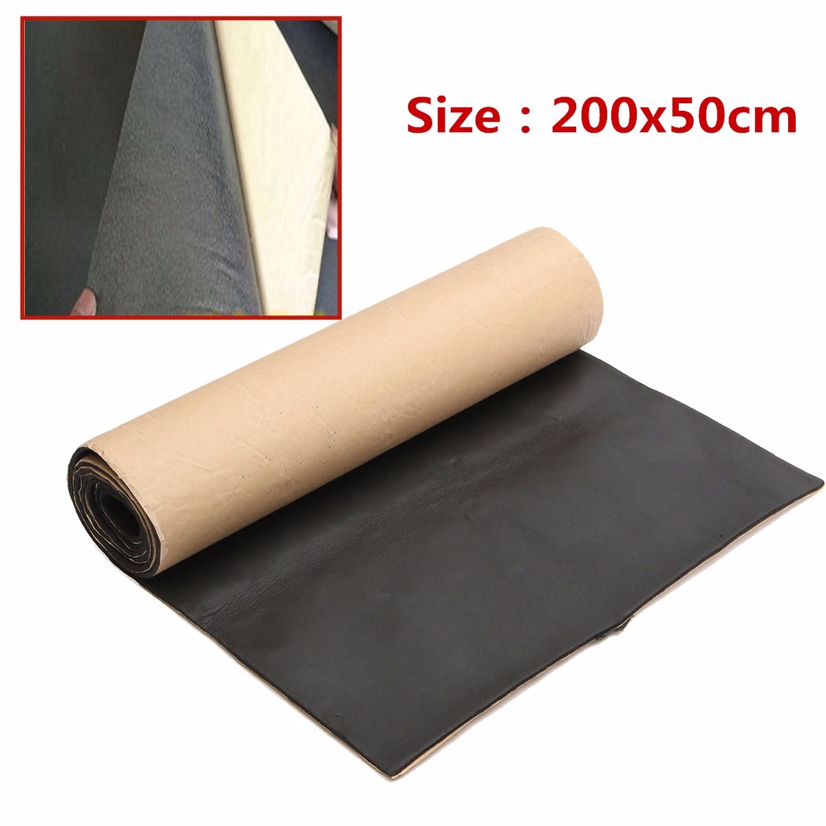 200cmx50cm-Car-Sound-Proofing-Deadening-Anti-noise-Sound-Insulation-Cotton-Heat-Closed-Cell-Foam-1099471