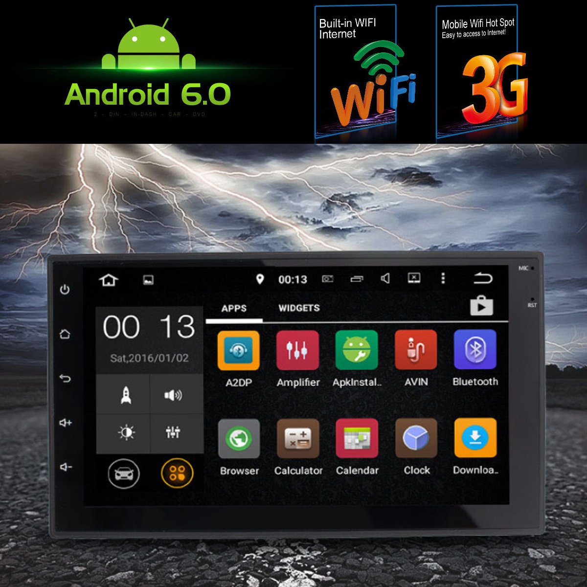 7-Inch-Android-60-Double-2-DIN-Sat-Navigation-Car-GPS-Navigation-Stereo-DAB-1426037