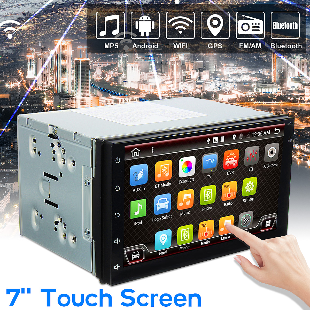 7-Inch-Android-60-Double-2-DIN-Sat-Navigation-Car-GPS-Navigation-Stereo-DAB-1426037