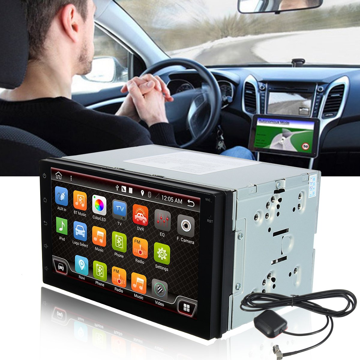 7-Inch-Android-60-Double-2-DIN-Sat-Navigation-Car-GPS-Navigation-Stereo-DAB-1426037