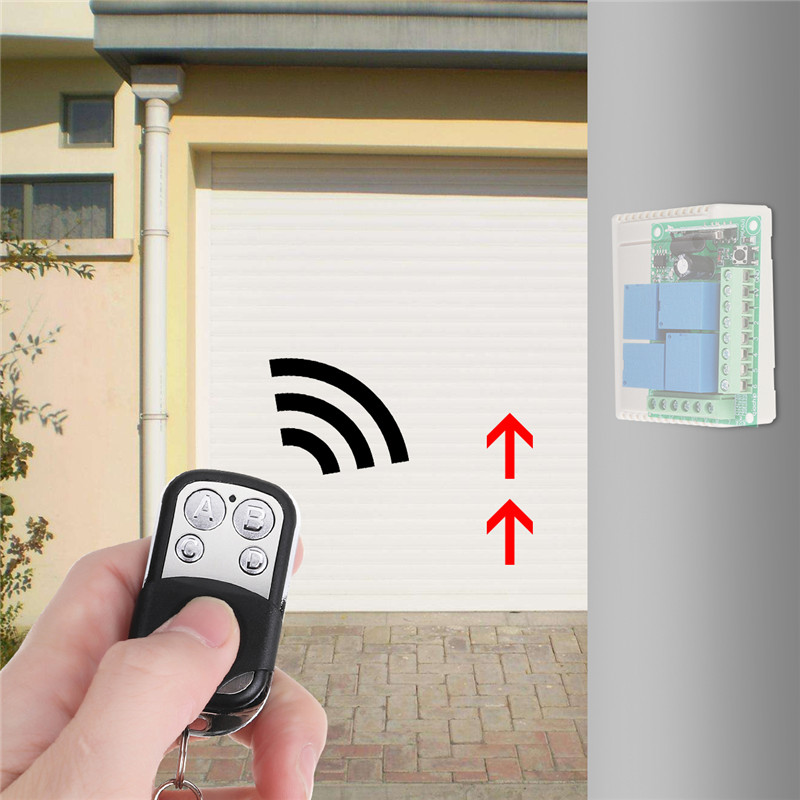 2pcs-12V-4-Way-Button-Wireless-Remote-Control-Switch-Relay-Receiver-Garage-Shutter-Door-Access-LED-L-1424384