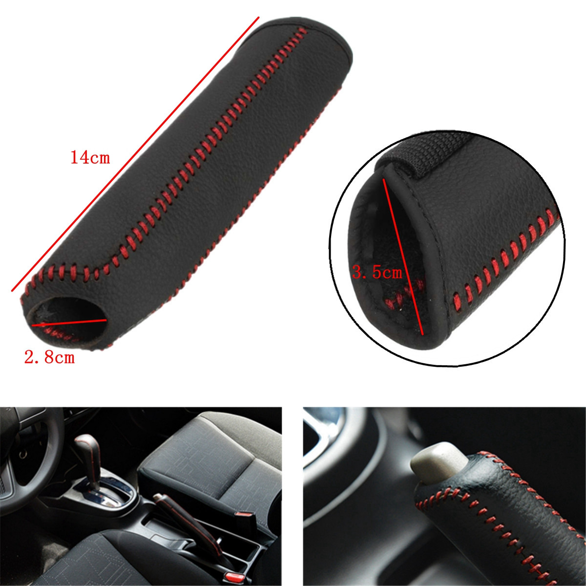 Genuine-Leather-Car-Handbrake-Cover-Hand-Brake-Protective-Sleeve-Anti-slip-for-Honda-Civic-Accord-1365198