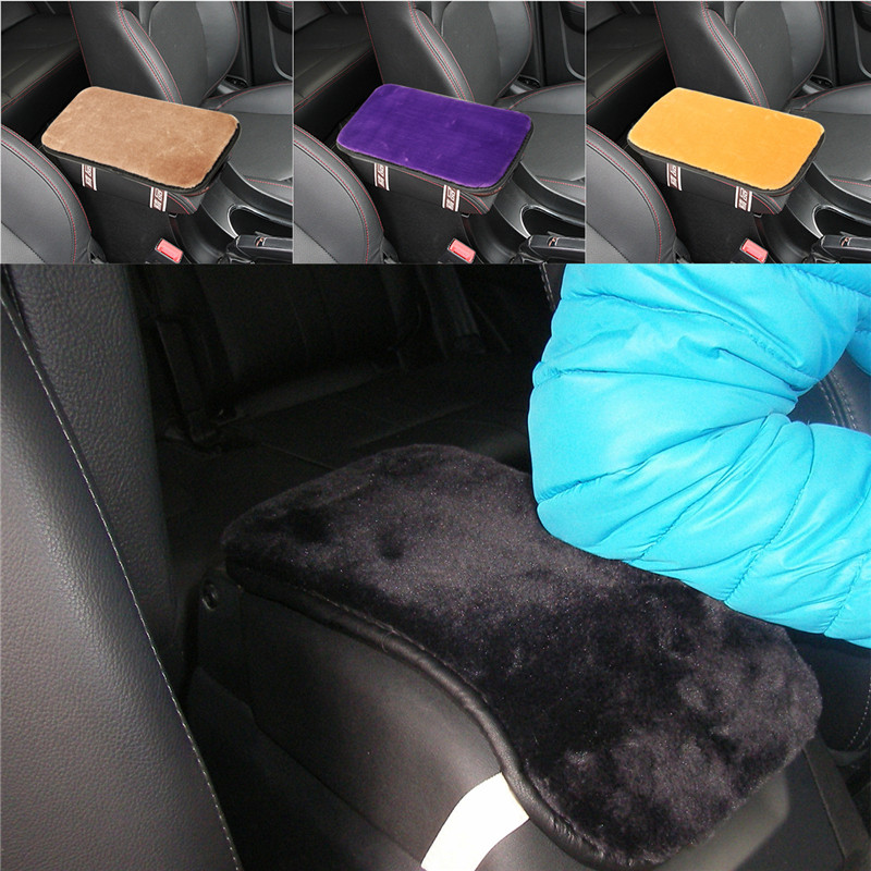 Plush-Car-Middle-Arm-Rest-Console-Seat-Comfortable-Cover-Pad-Cushion-Pillow-Mat-Universal-1389732
