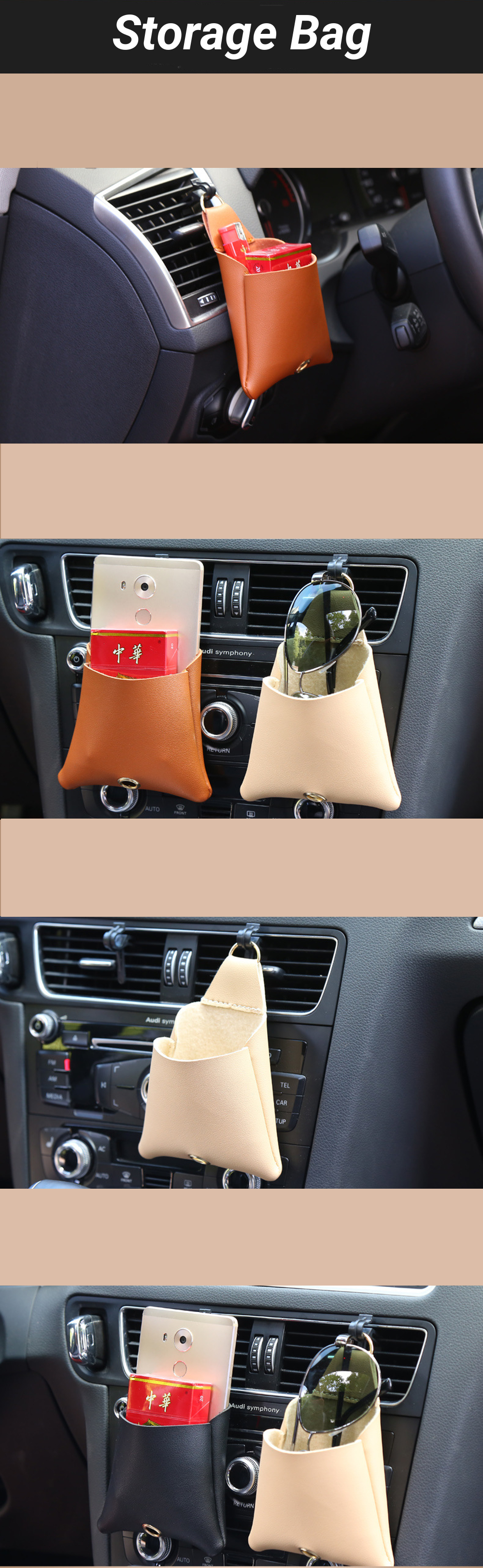 Leather-Car-Air-Vent-Storage-Bag-Phone-Holder-Sundries-Storage-Bucket-Multifuctional-Pocket-Pouch-1320382