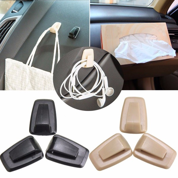 3pcs-Universal-Car-Keys-Mini-Bag-Hanger-Hook-Holder-Sun-Eye-Glasses-Clips-999470