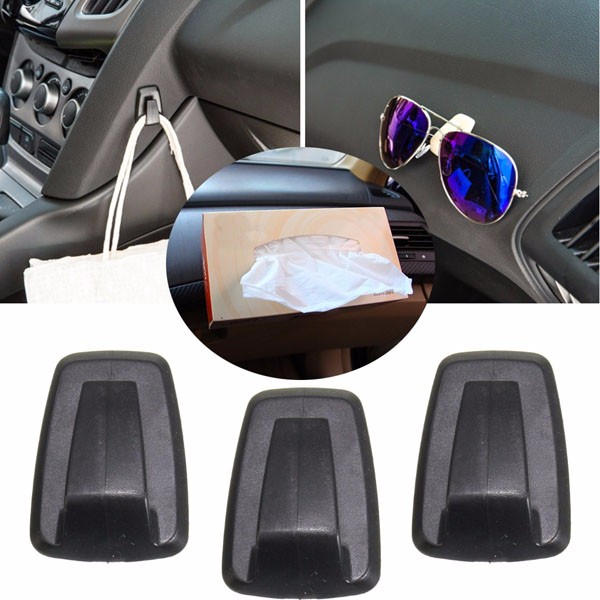 3pcs-Universal-Car-Keys-Mini-Bag-Hanger-Hook-Holder-Sun-Eye-Glasses-Clips-999470