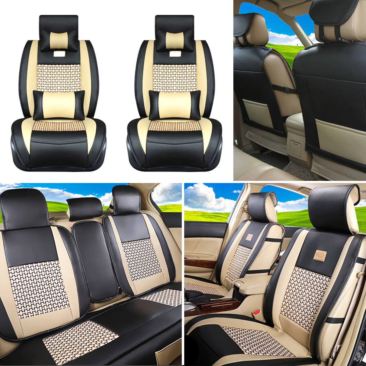 10pcs-Car-PU-Leather-Front-Rear-Car-Seat-Cushion-Covers-Universal-for-5-Seat-Car-1158669