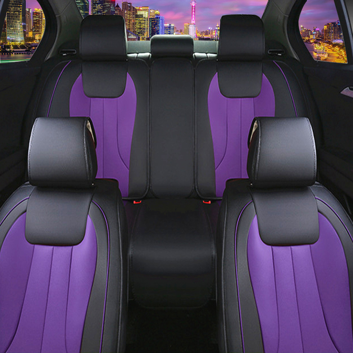 13PCS-PU-Leather-Car-Seat-Cover-Full-Set-Front-Rear-with-Pillow-Waist-Cushion-Universal-for-5-Seats-1327842