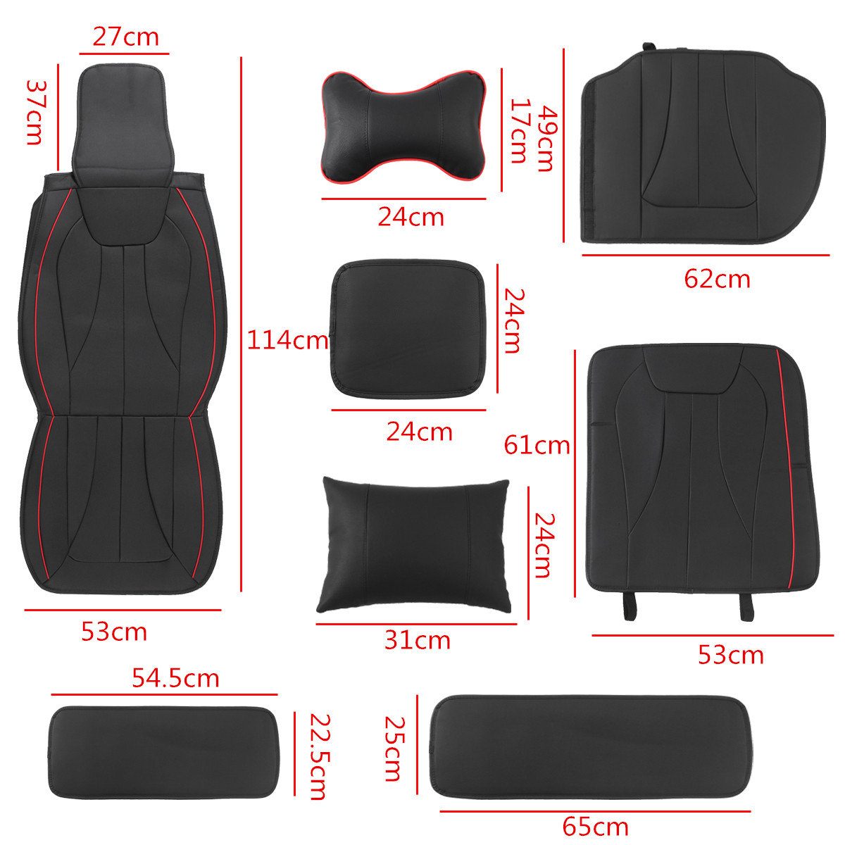 13PCS-PU-Leather-Car-Seat-Cover-Full-Set-Front-Rear-with-Pillow-Waist-Cushion-Universal-for-5-Seats-1327842