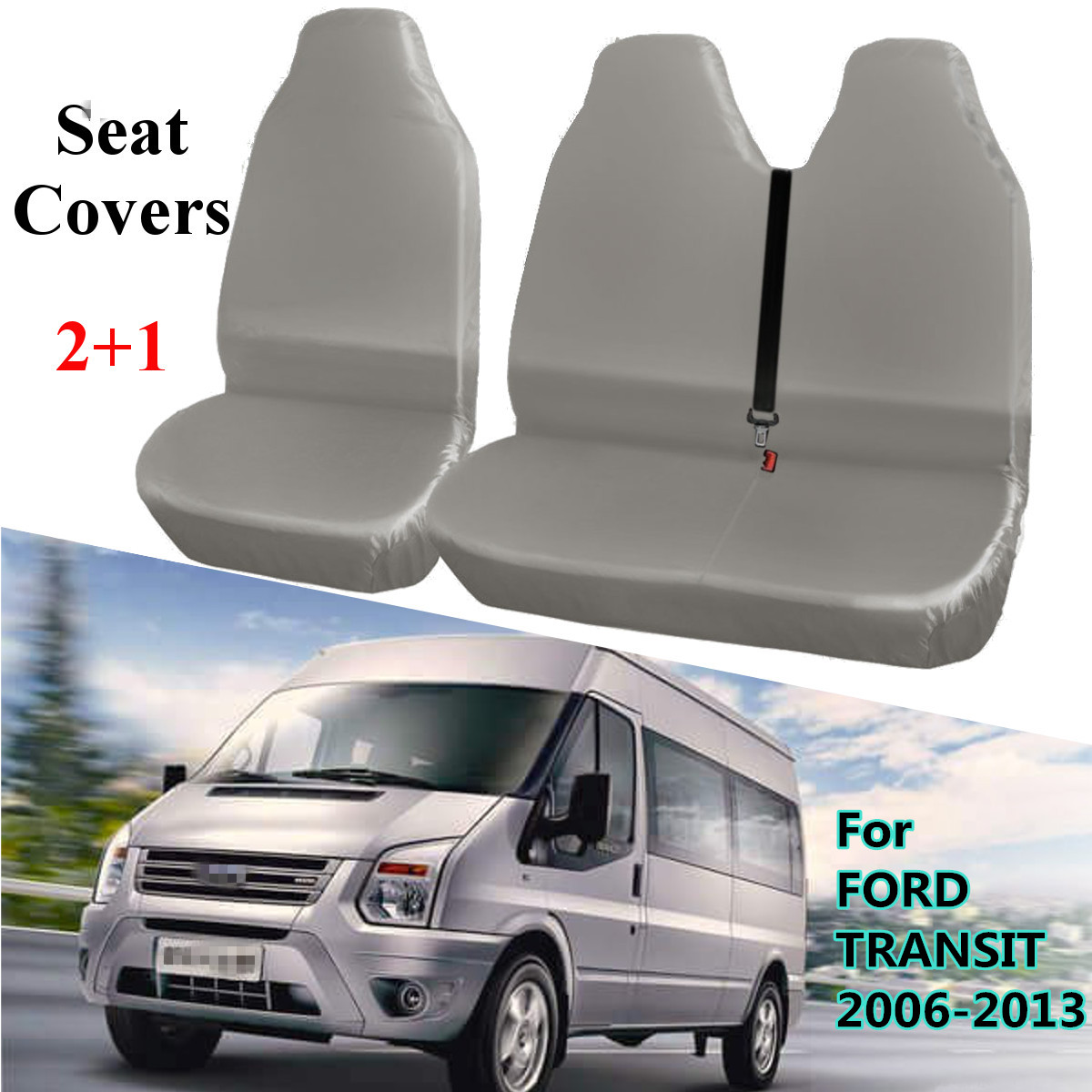 21-Gray-800d-Oxford-Van-Car-Seat-Cover-Waterproof-Cushion-Protector-for-FORD-TRANSIT-2006-2013-1371998