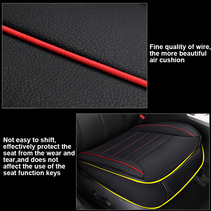 49x52cm-PU-Leather-Car-Seat-Cushion-Breathable-Cover-Chair-Protector-Mat-Universal-Black-1200179