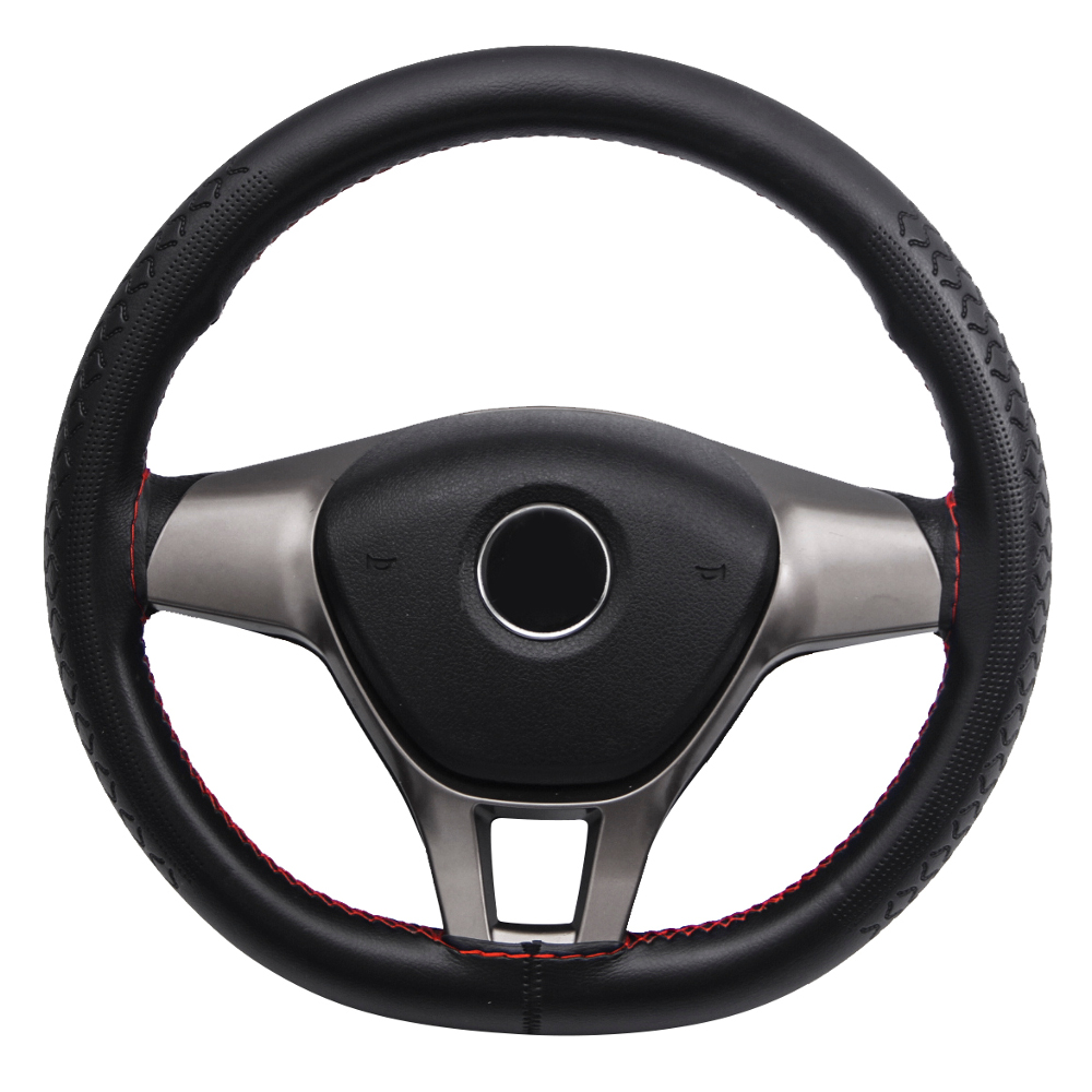 DIY-38cm-Car-Steering-Wheel-Covers-Microfiber-Leather-with-Needles-and-Thread-Universal-1326443