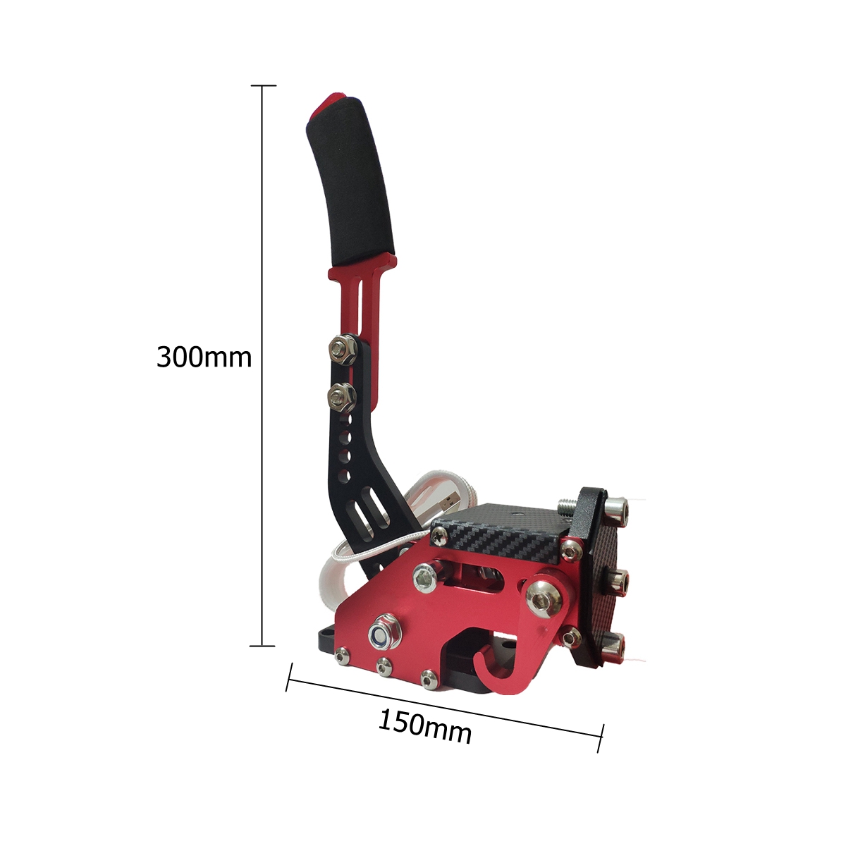 14Bit-PC-Hall-Sensor-USB-Handbrake-Hydraulic-Lever-SIM-With-Fixture-Clamp-For-Racing-Games-G252729-T-1506717