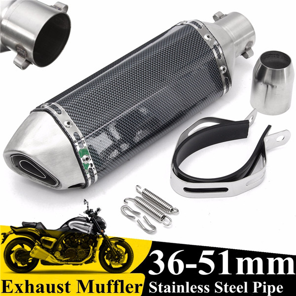 36-51mm-Motorcycle-Carbon-Fiber-Exhaust-Muffler-Pipe-Removable-Silencer-1112891