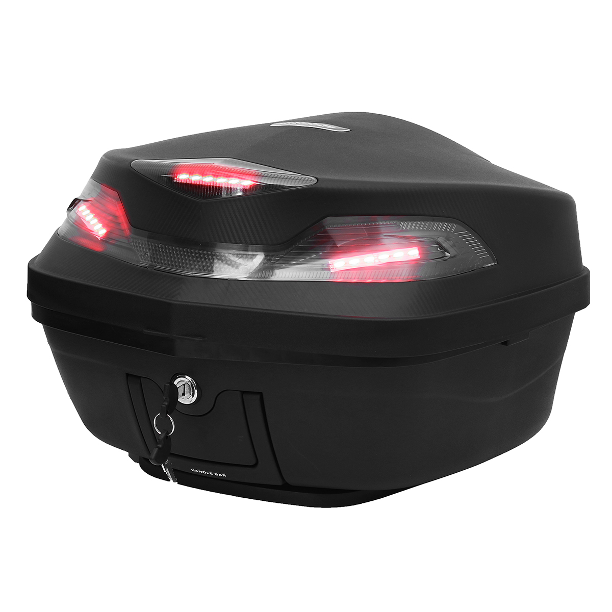 48L-Motorcycle-Scooter-Top-Box-Topbox-Rear-Luggage-Storage-WLED-Light-Universal-1260310