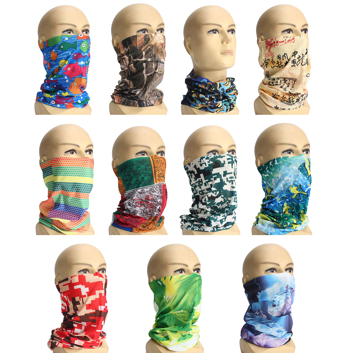 2548cm-Bandanas-Zandanas-Head-Wear-Wrap-Scarf-Wrist-Band-Multi-use-1078104