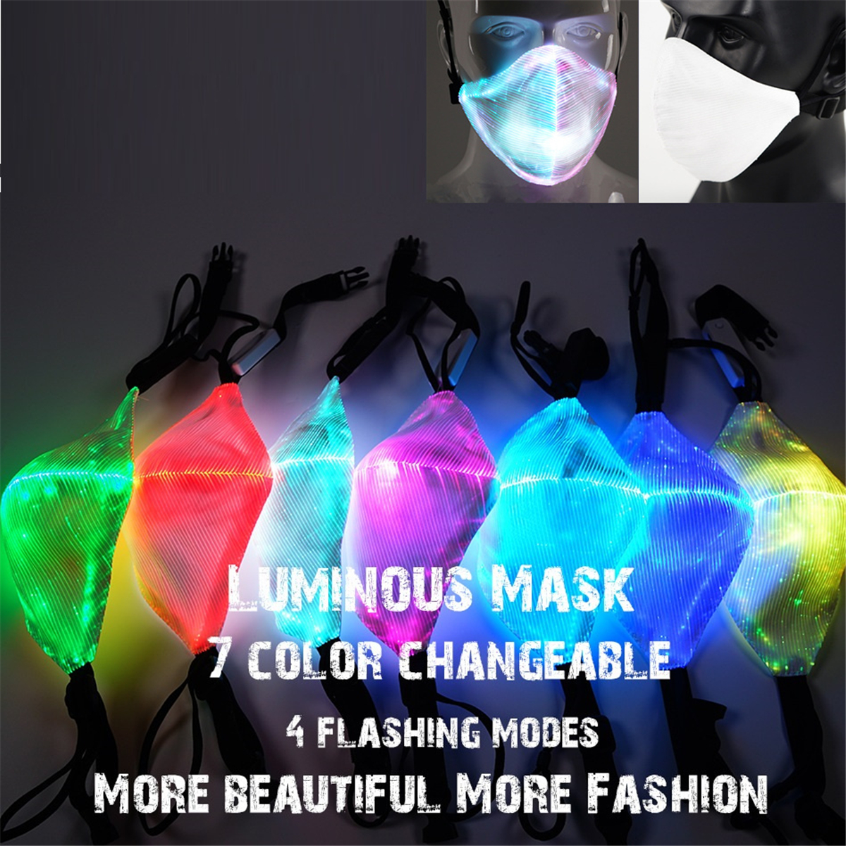 7-Color-LED-Light-Dust-Haze-Face-Mask-DJ-Party-RaveHip-hop-Dance-Stage-COS-1408518