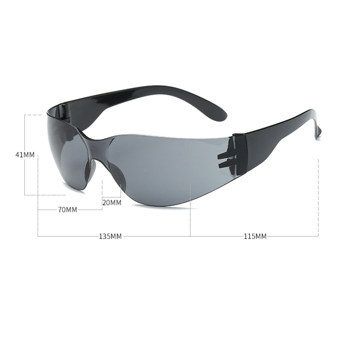 12Pcs-Safety-Glasses-Motorcycle-Riding-Cylcing-Goggles-Smoke-Lens-Frameless-1389247