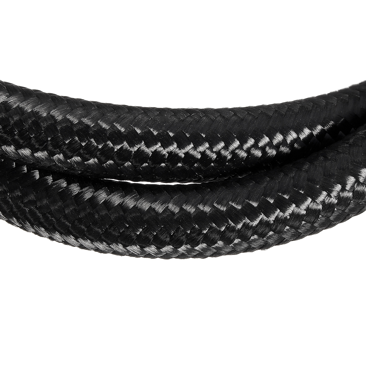 1-Meter-AN-6-8mm-516quot-Nylon-Braided-Fuel-Hose-Line-Black-1431096