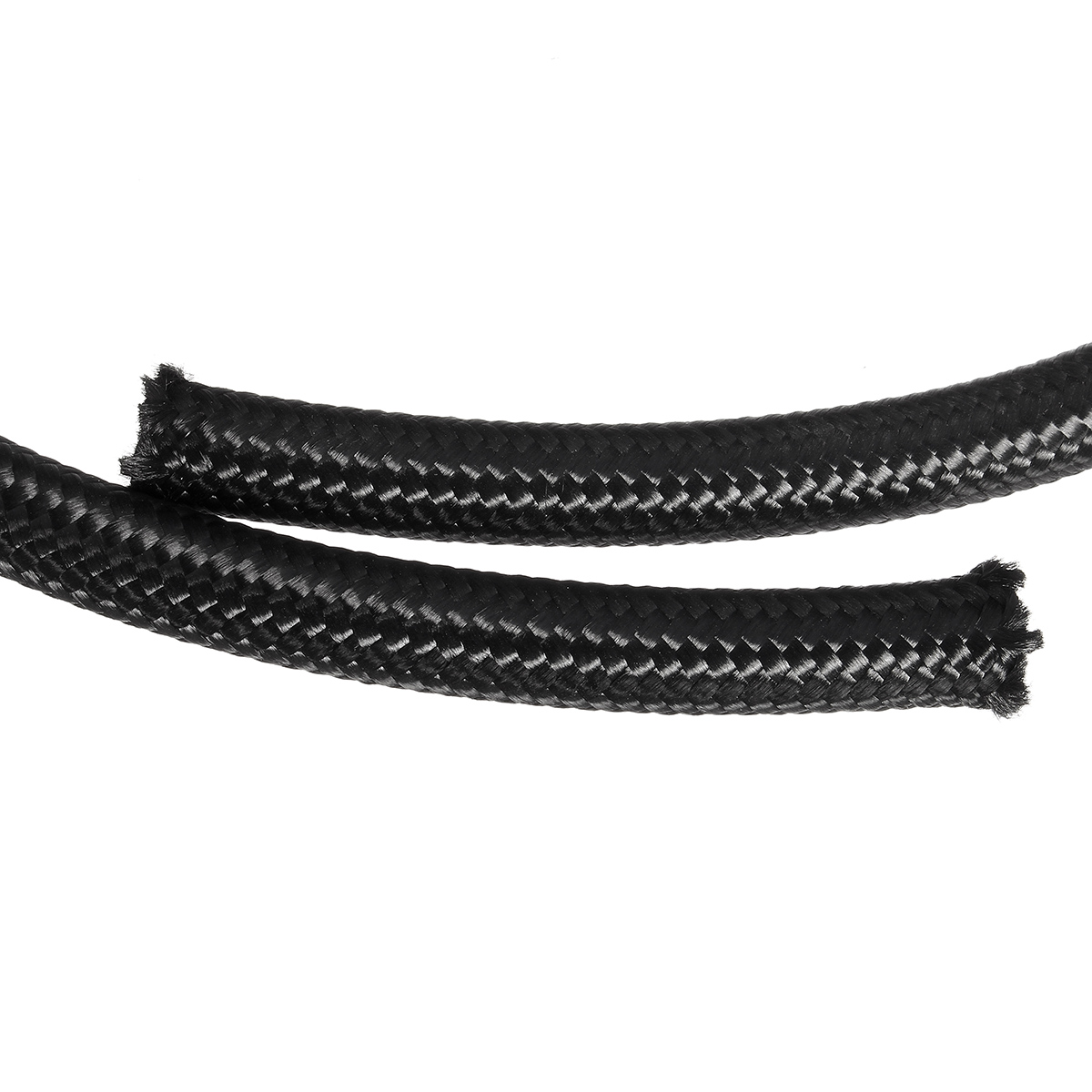 1-Meter-AN-6-8mm-516quot-Nylon-Braided-Fuel-Hose-Line-Black-1431096