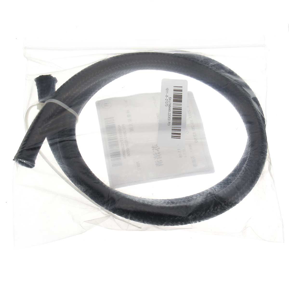 1-Meter-AN-6-8mm-516quot-Nylon-Braided-Fuel-Hose-Line-Black-1431096