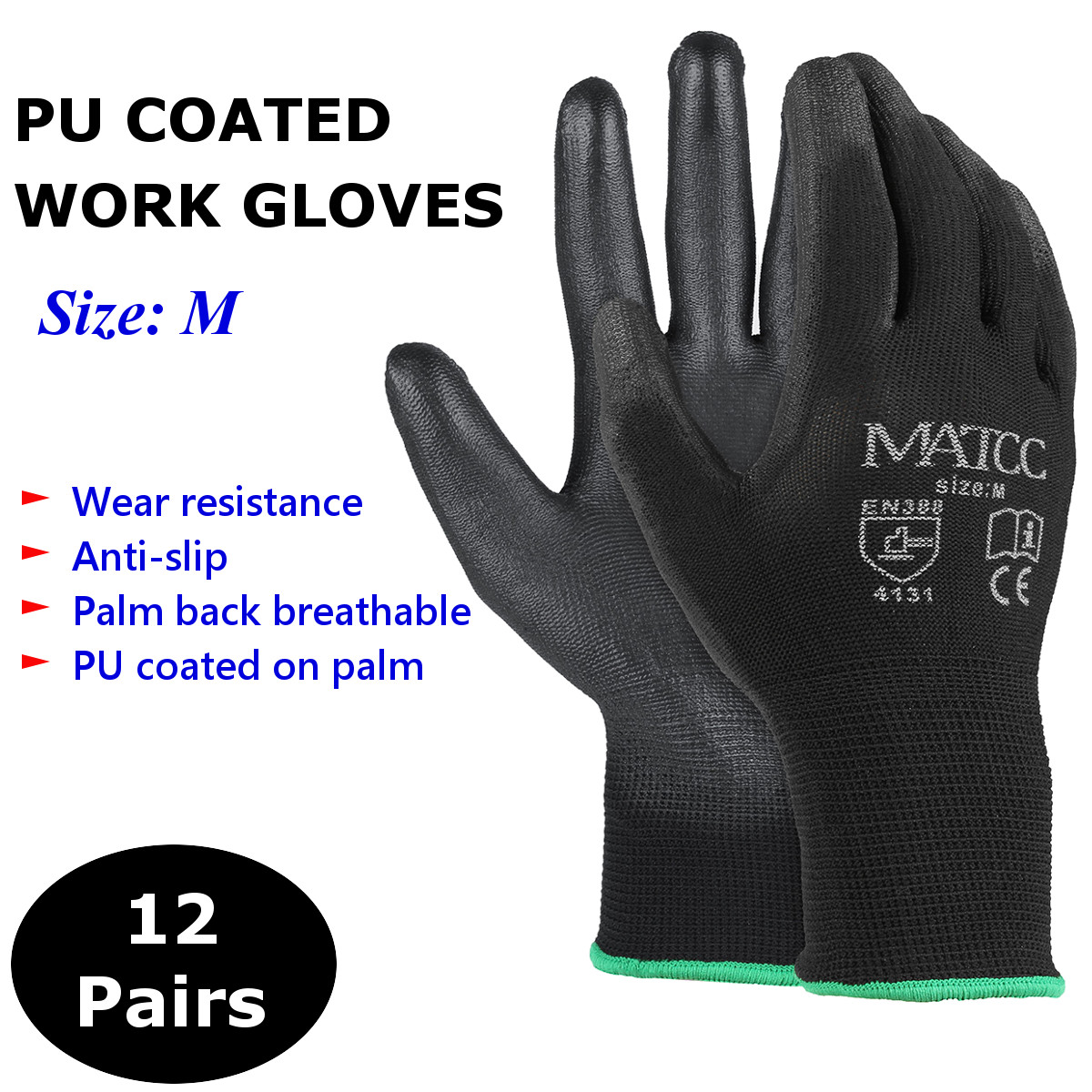 12Pairs-PU-Nitrile-Coated-Safety-Work-Gloves-Garden-Builders-Grip-Anti-slip-Size-MLXL-1237175