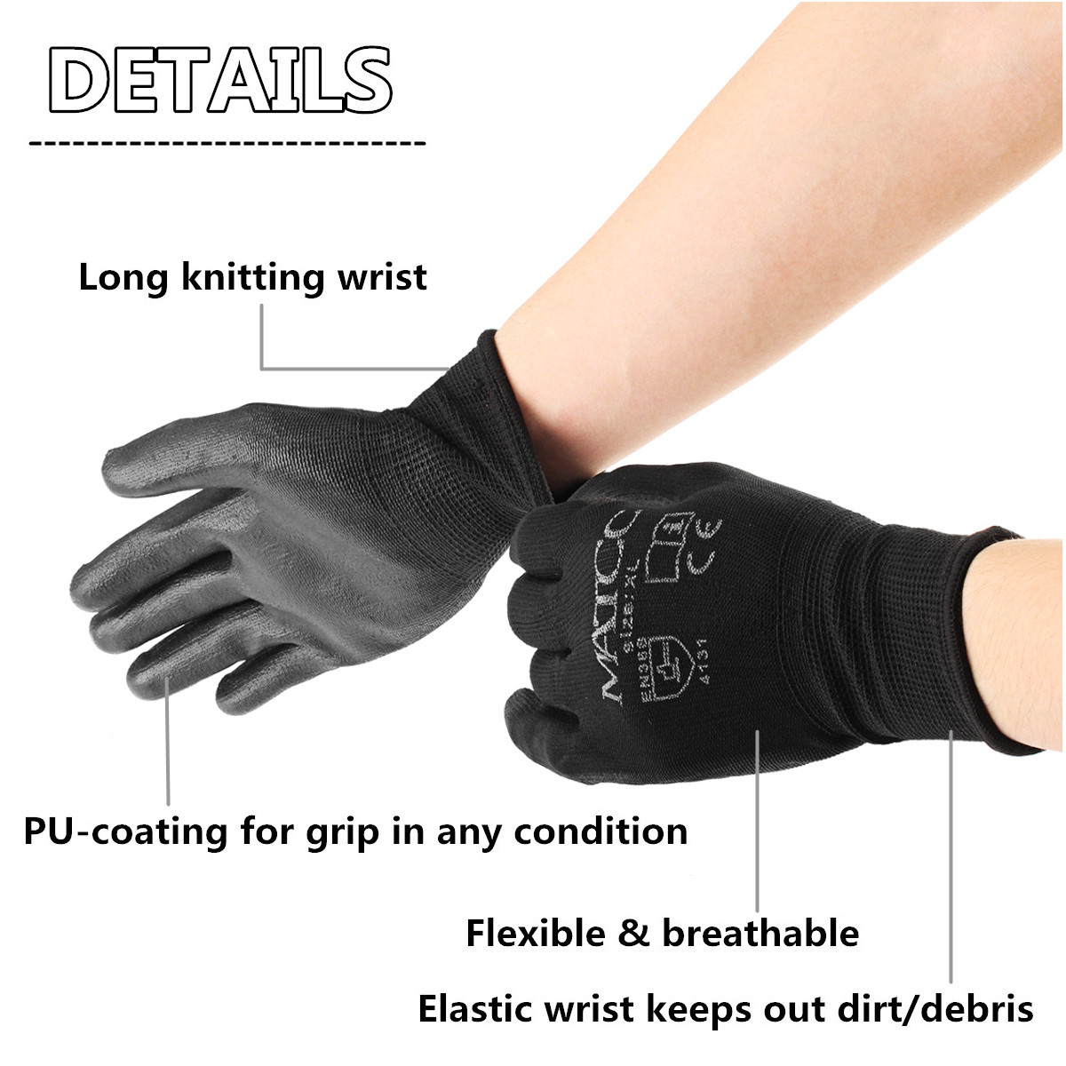 12Pairs-PU-Nitrile-Coated-Safety-Work-Gloves-Garden-Builders-Grip-Anti-slip-Size-MLXL-1237175