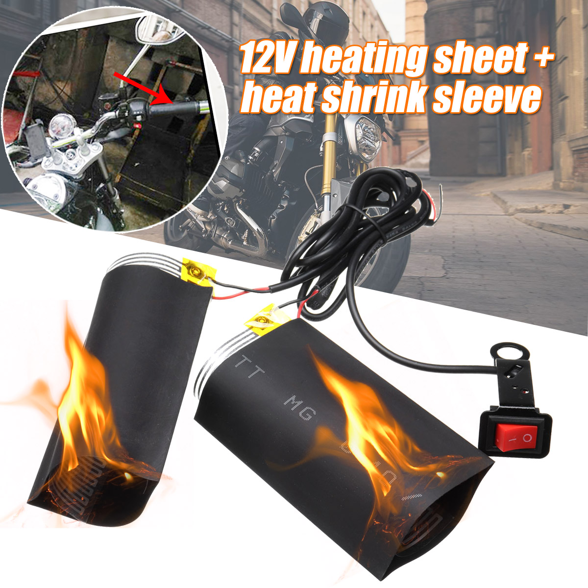 12V-15W-Motorcycle-Heating-Handle-Grip-Sleeve-Handlebar-Cover--Sheet-w-Switch-1397479