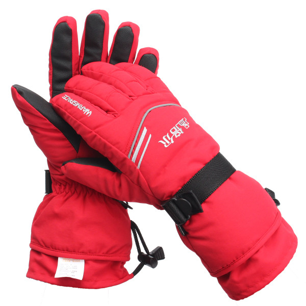 37V-2000MA-45deg-Electric-Heated-Warmer-Gloves-Motorcycle-Motor-Bike-Outdoor-Skiing-Climbing-Red-M-X-1112883