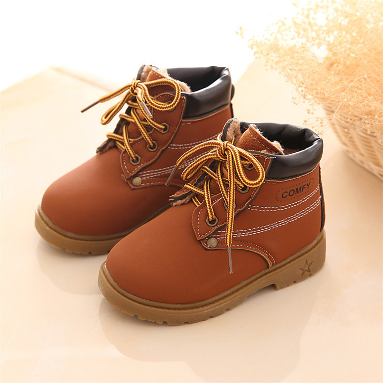 Baby-Kids-Boy-Girl-PU-Leather-Snow-Boots-Fur-Lined-Winter-Warm-Shoes-1018403