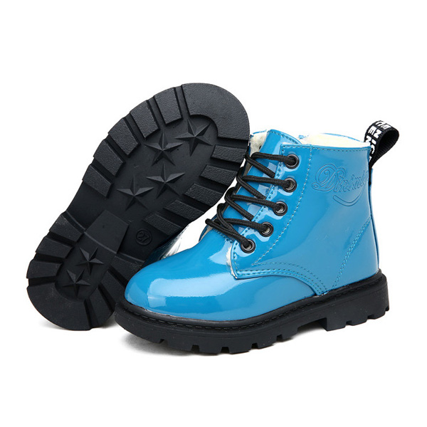 Children-Unisex-Winter-Plush-Warm-Waterproof-PU-Leather-Casual-Boots-1113077