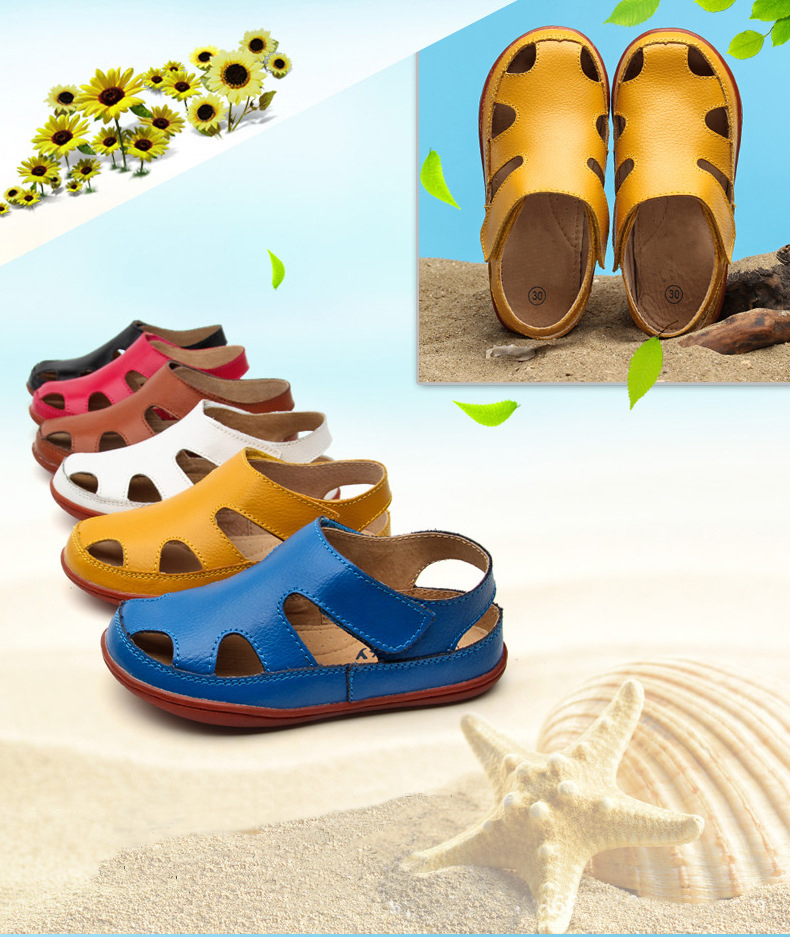 2016-New-Children-Sandals-Boys-Girls-Genuine-Leather-Kids-Cut-Out-Shoes-1047750