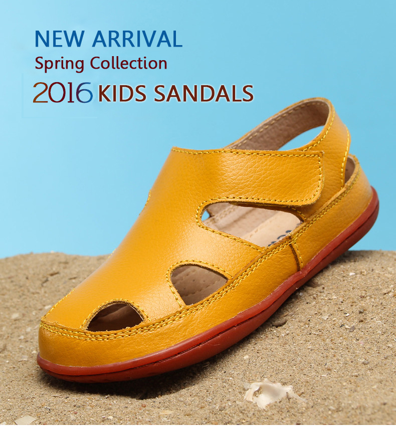 2016-New-Children-Sandals-Boys-Girls-Genuine-Leather-Kids-Cut-Out-Shoes-1047750