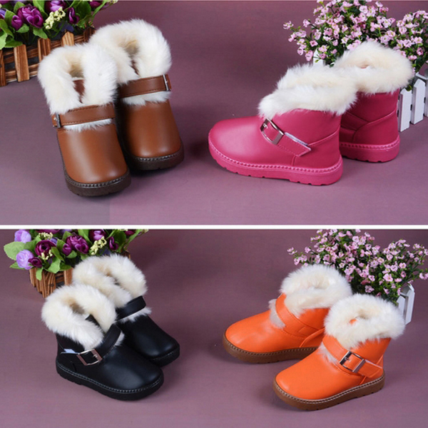 Baby-Children-Fur-Snow-Ankle-Boots-Waterproof-Leather-Shoes-954141