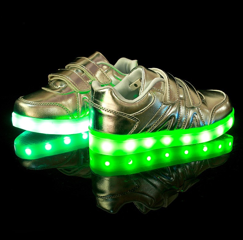 Kids-LED-Light-Shoes-Sneakers-Leather-Casual-Boy-Girl-Shoes-Children-New-1047998