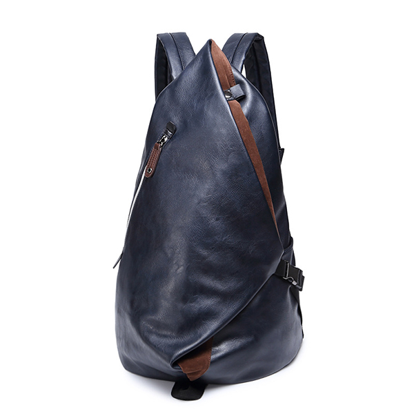 14-inches-Men-PU-Leather-Minimalist-Leisure-Travel-Backpack-Large-Capacity-Laptop-Bag-Satchel-1206174