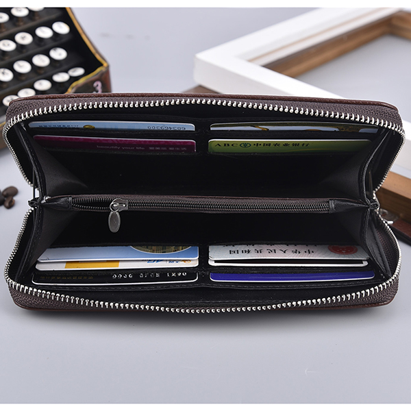 12-Card-Slots-Men-PU-Leather-Long-Wallet-Casual-Business-Purse-Card-Holder-Phone-Bag-Cluthes-Bag-1205951