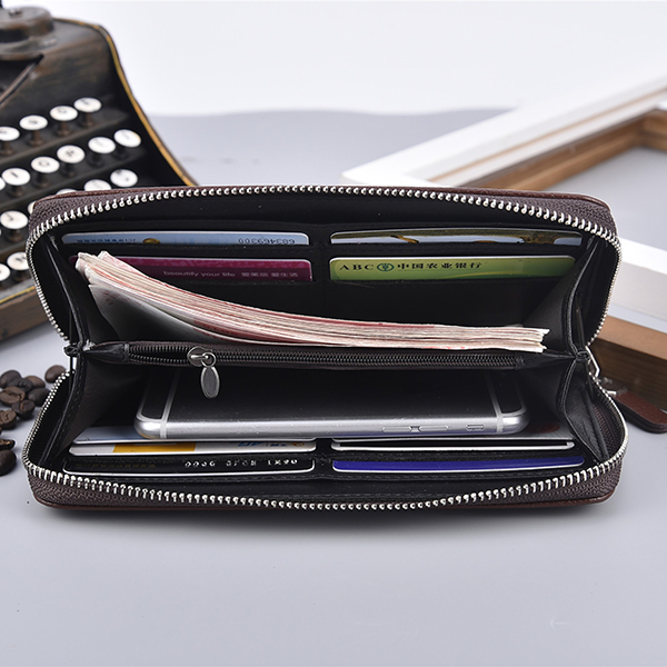 12-Card-Slots-Men-PU-Leather-Long-Wallet-Casual-Business-Purse-Card-Holder-Phone-Bag-Cluthes-Bag-1205951