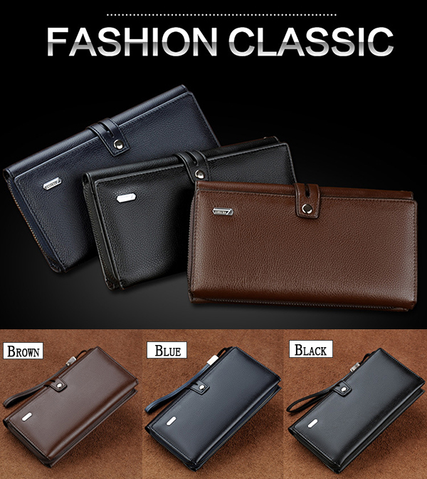 16-Card-Solts-Men-PU-Leather-Minimalist-Business-Long-Wallet-Card-Holder-Cluthes-Bag-Purse-1205519