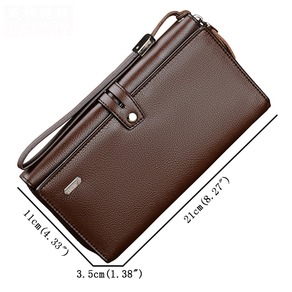 16-Card-Solts-Men-PU-Leather-Minimalist-Business-Long-Wallet-Card-Holder-Cluthes-Bag-Purse-1205519