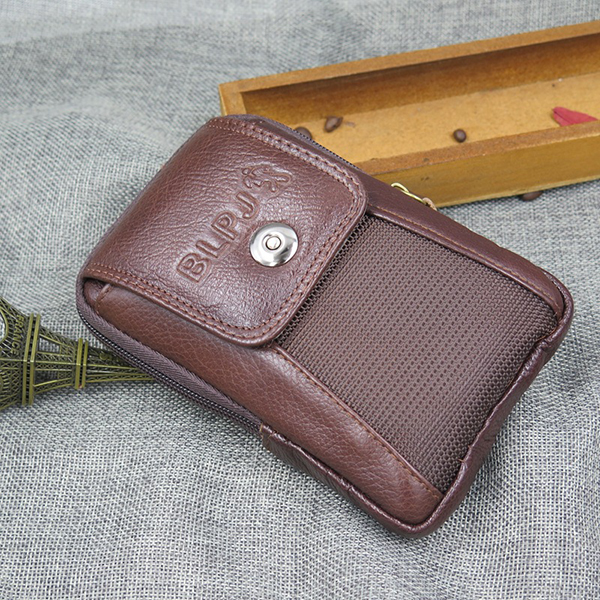 Men-Brown-Leather-Belt-Phone-Pouch-Hoslter-Waist-Bag-Case-for-58-Inch-Cell-Phone-1185463